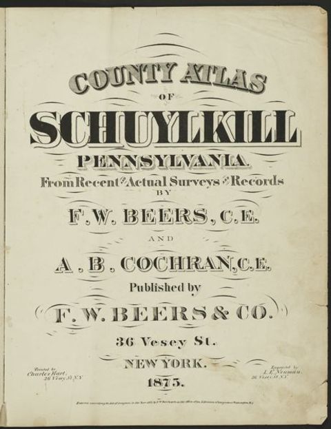 County Atlas of Schuylkill, Pennsylvania (Beers & Cochran) (1875)