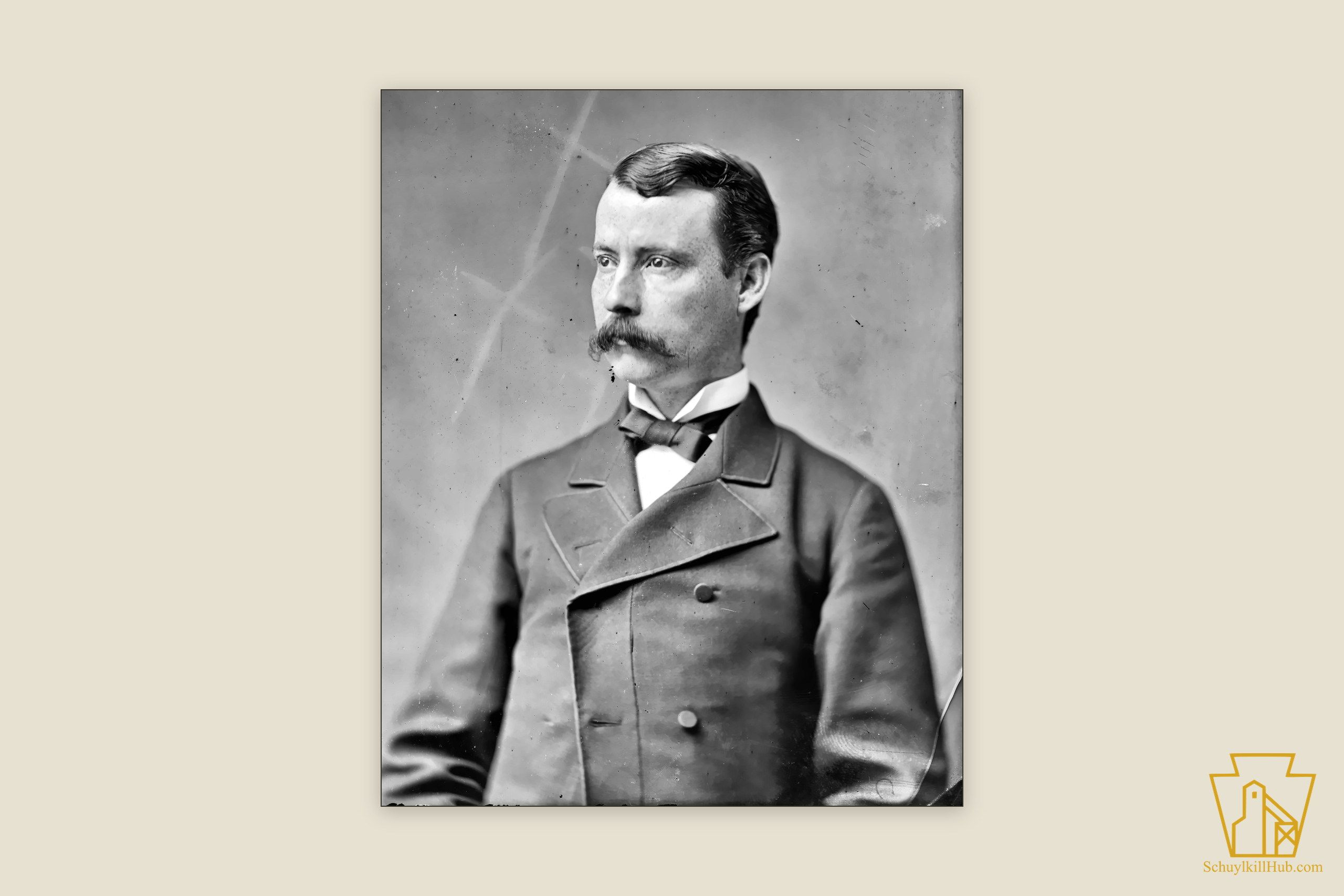 Brady–Handy studio bust portrait of Congressman James B. Reilly.