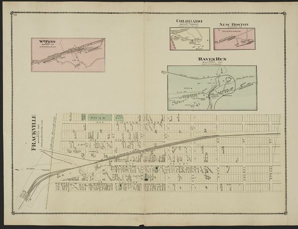 Frackville — 1875 Beers Atlas Plate (1875)