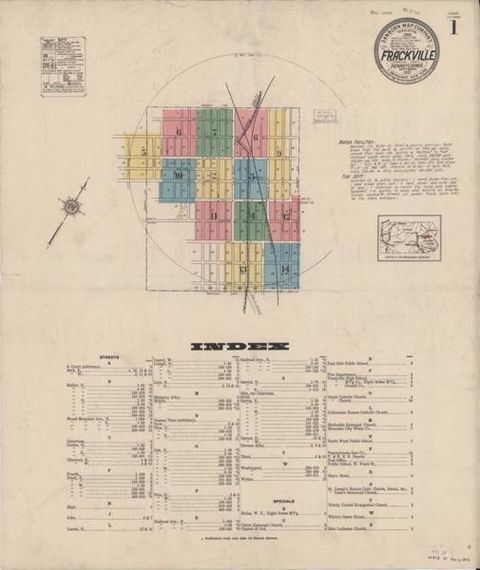 Sanborn Map — Frackville, 1921 (1921)