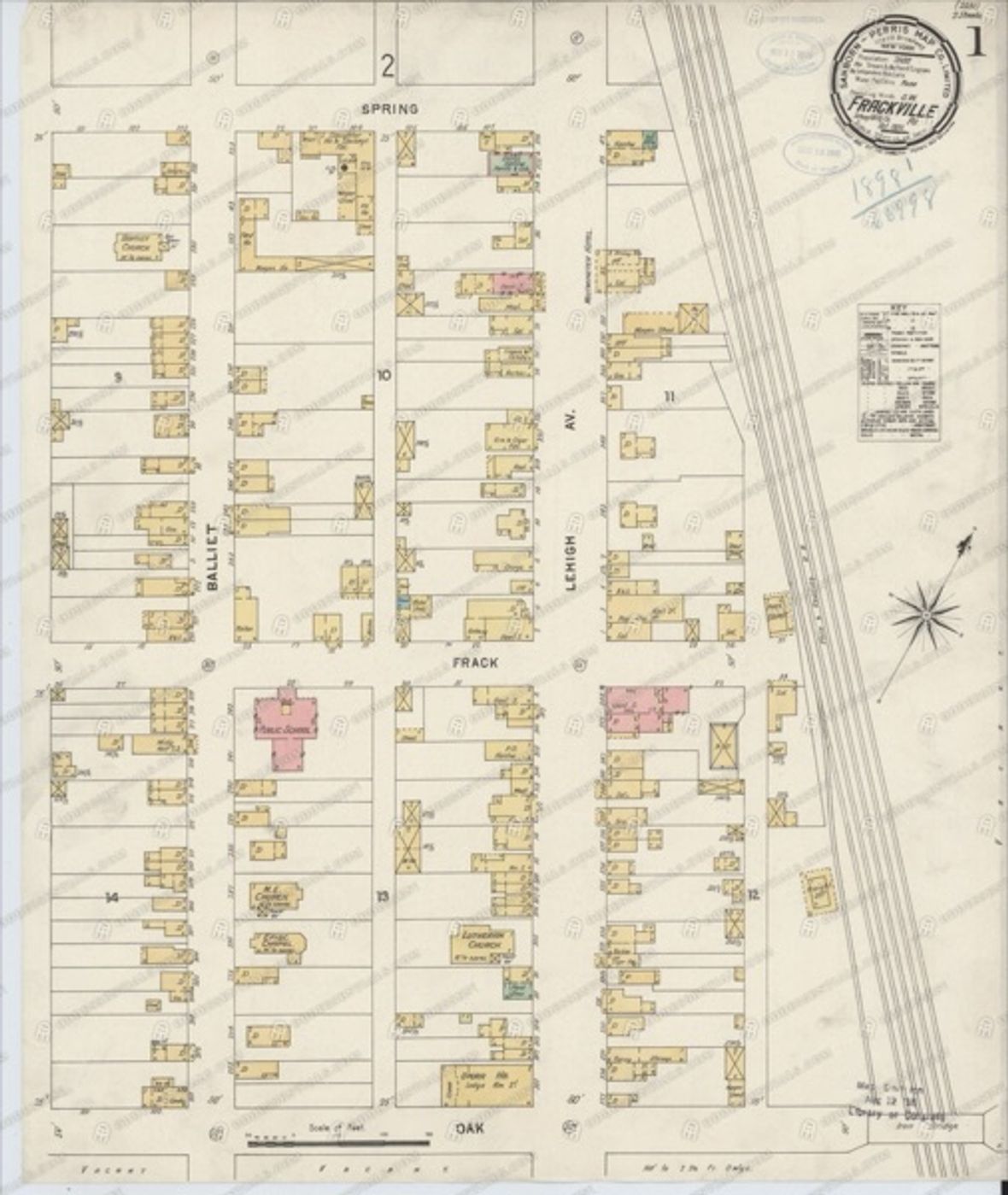 Sanborn Map — Frackville, 1950 (1950)