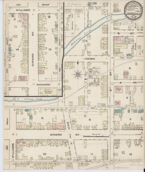 Sanborn Fire Insurance Maps — Girardville (series) (1885-1948)
