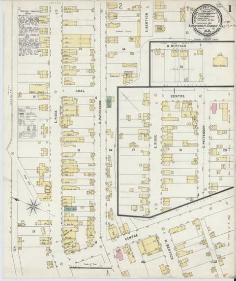 Sanborn Fire Insurance Maps — Lansford (series) (1896-1908)
