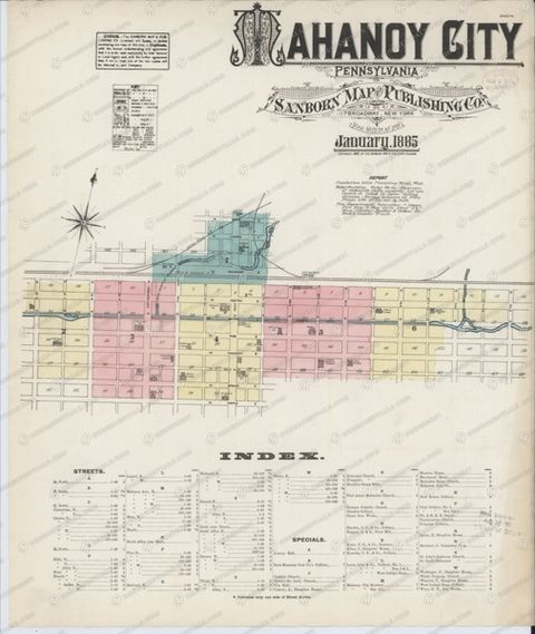 Sanborn Map — Mahanoy City, 1928 (1928)