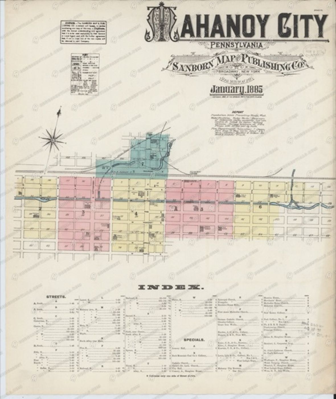 Sanborn Map — Mahanoy City, 1928 (1928)