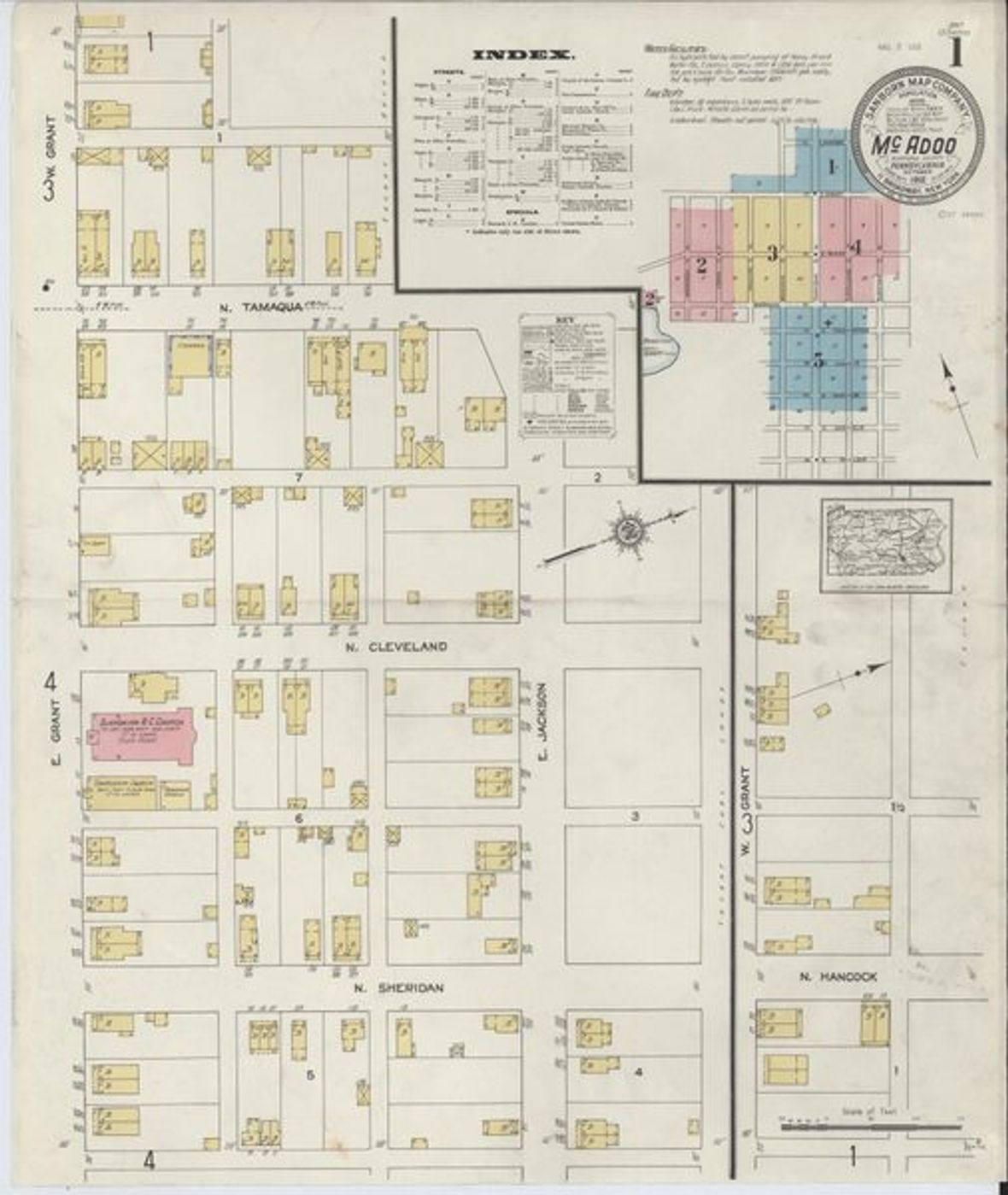 Sanborn Map — McAdoo, 1912 (1912)