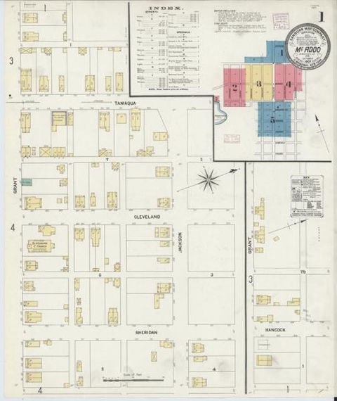 Sanborn Fire Insurance Maps — McAdoo (series) (1907-1948)