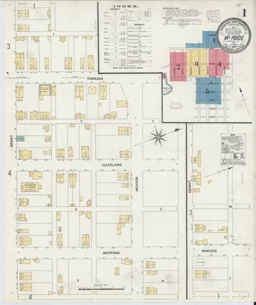 Sanborn Fire Insurance Maps — McAdoo (series) (1907-1948)