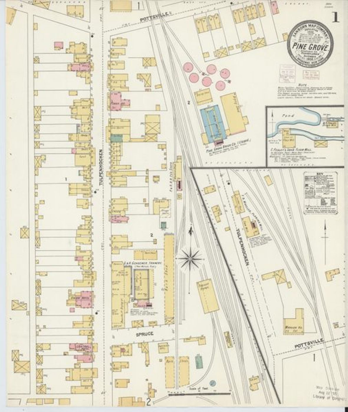 Sanborn Map — Pine Grove, 1902 (1902)