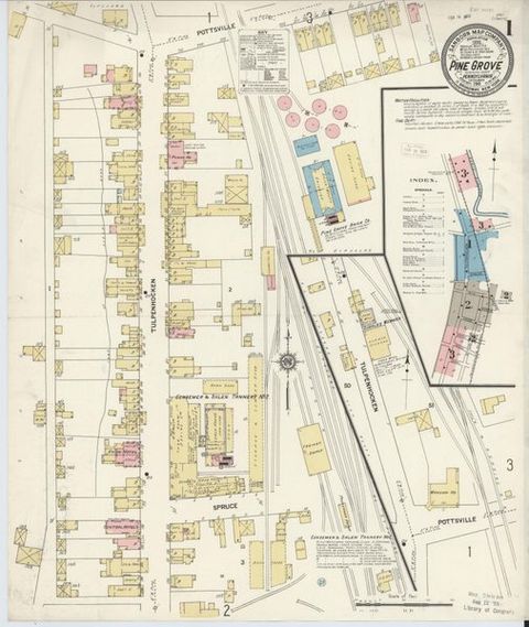 Sanborn Map — Pine Grove, 1911 (1911)