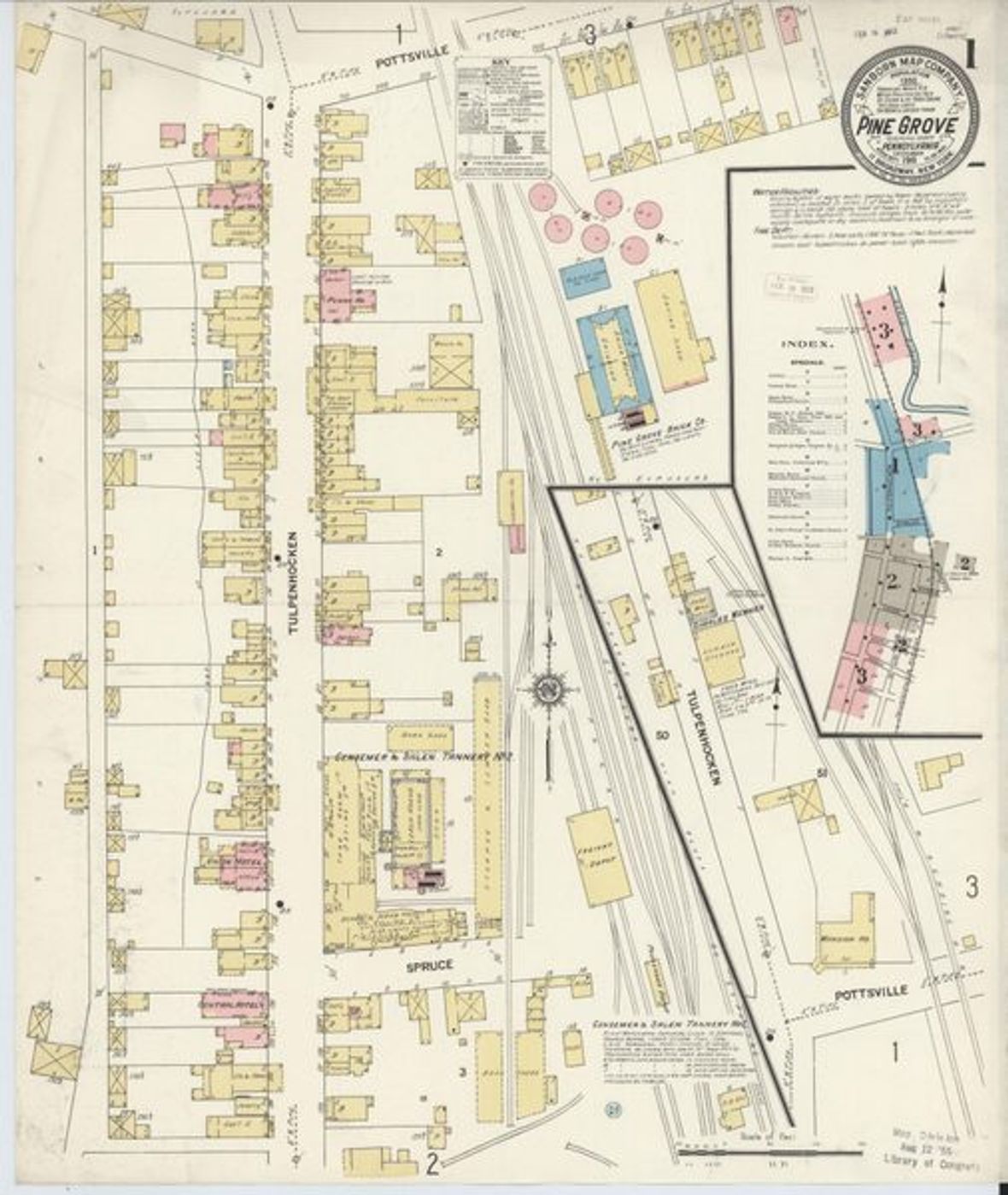 Sanborn Map — Pine Grove, 1911 (1911)