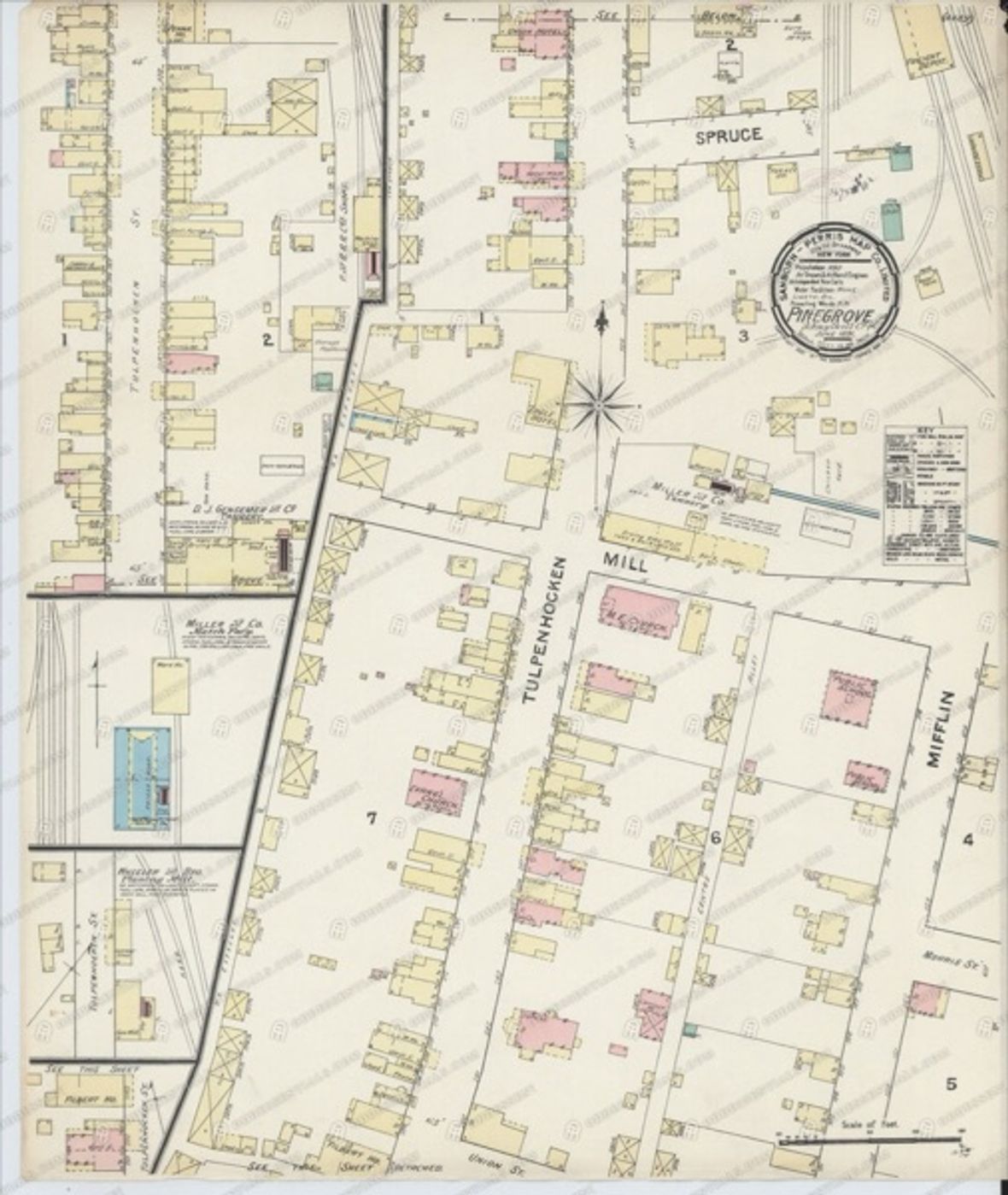 Sanborn Map — Pine Grove, 1931 (1931)