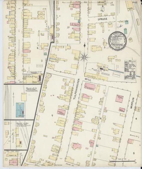 Sanborn Fire Insurance Maps — Pine Grove (series) (1891-1931)