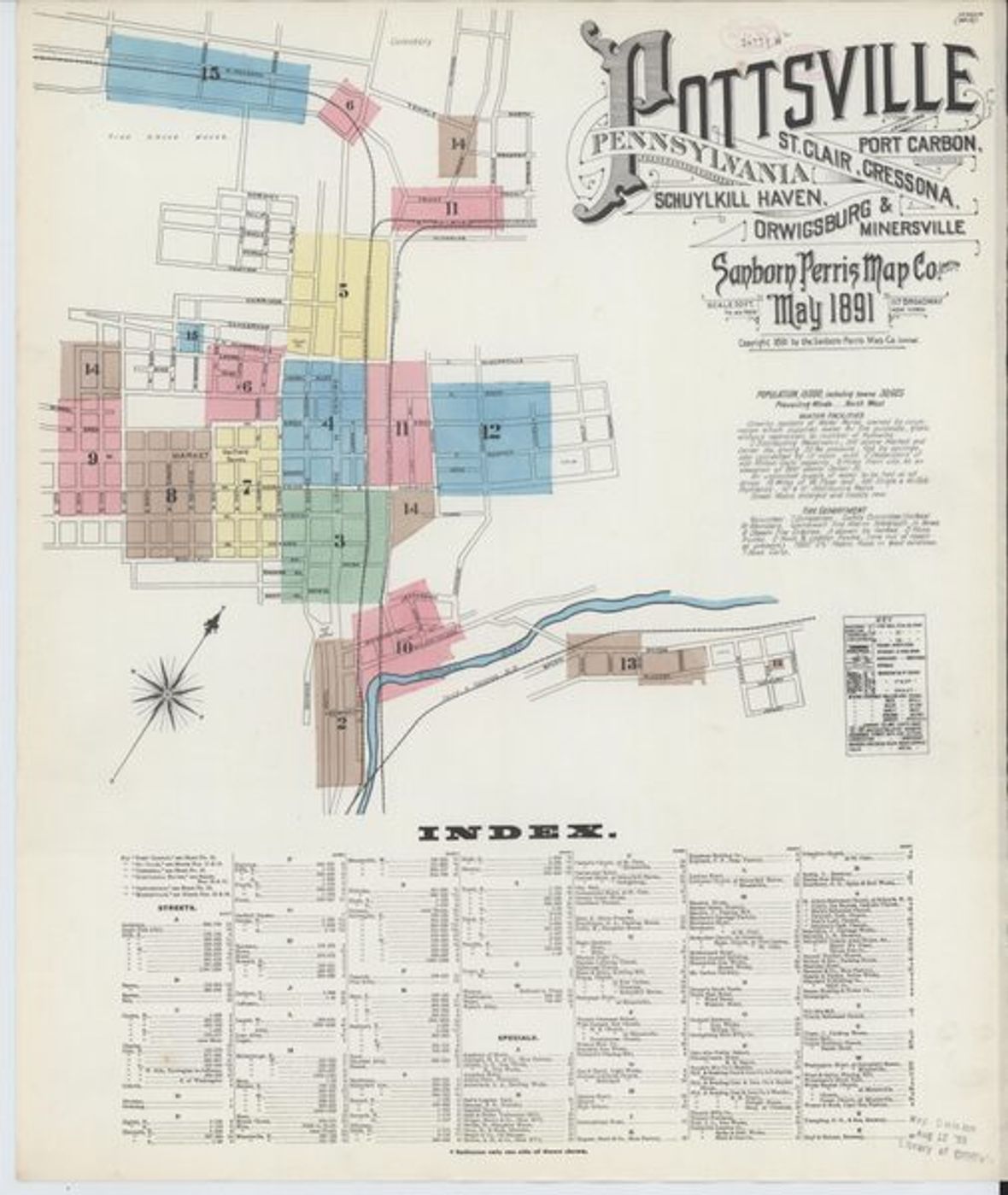 Sanborn Map — Pottsville, 1891 (1891)