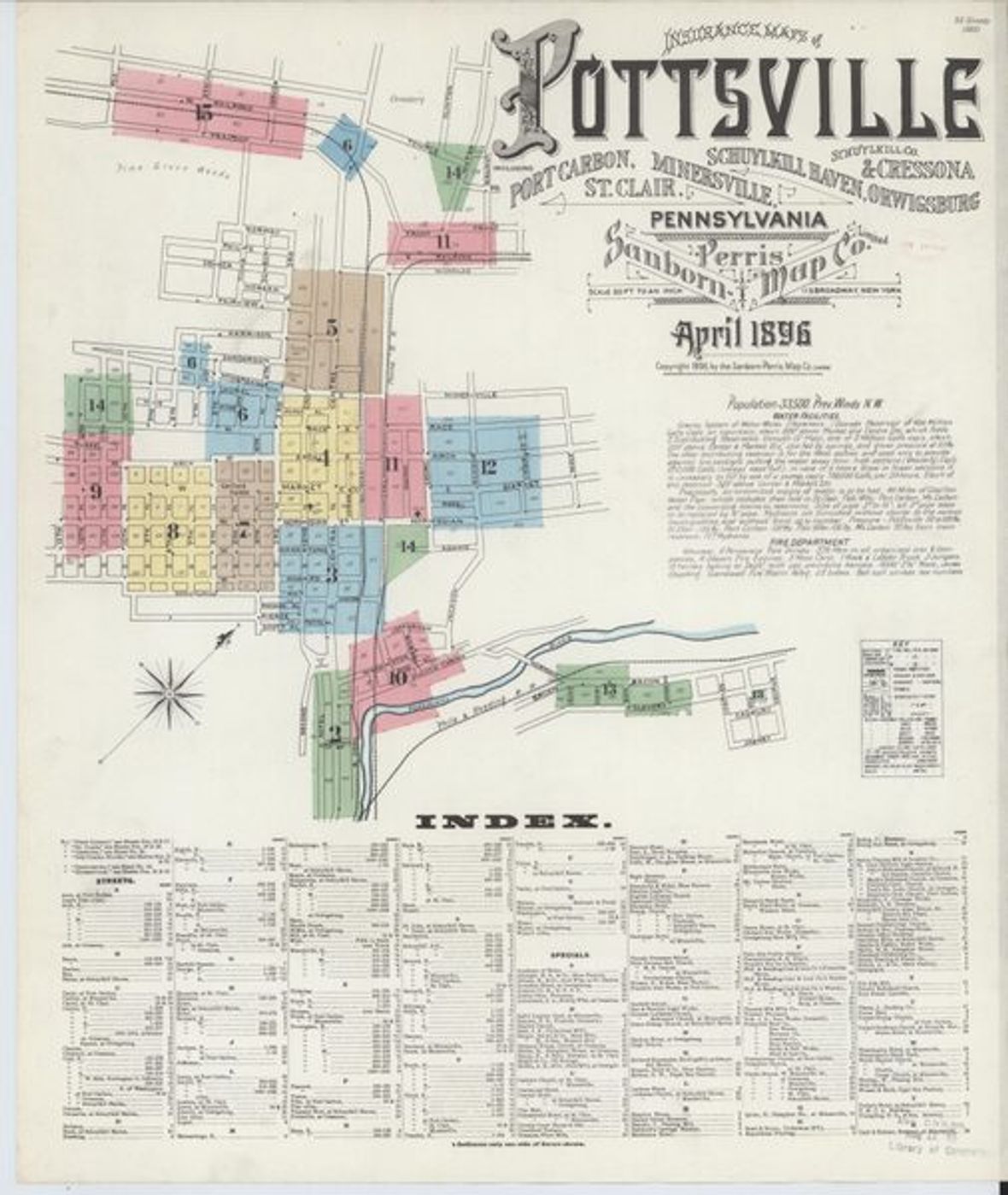 Sanborn Map — Pottsville, 1895 (1895)