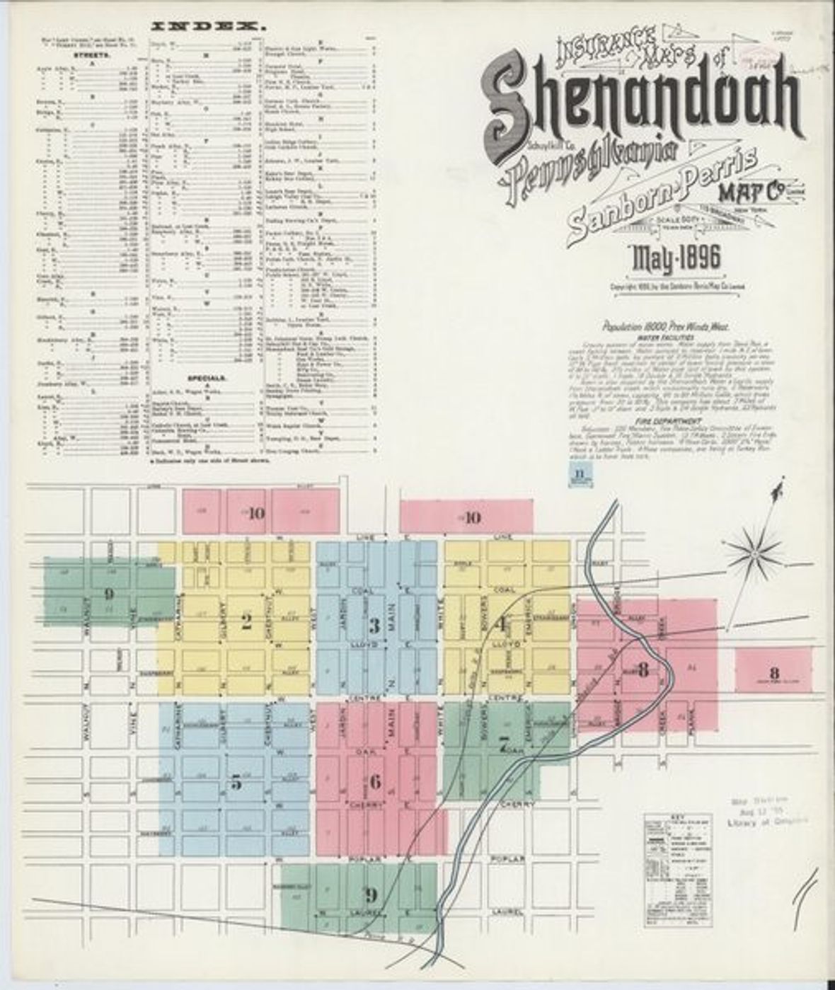 Sanborn Map — Shenandoah, 1896 (1896)