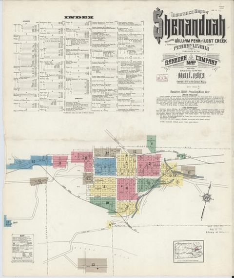 Sanborn Map — Shenandoah, 1913 (1913)
