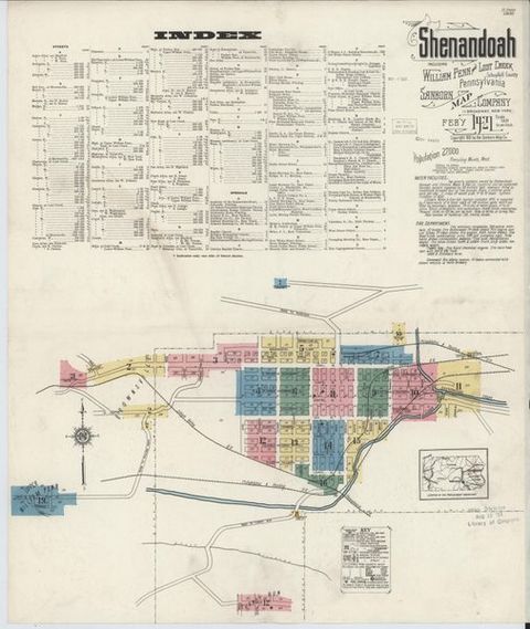Sanborn Map — Shenandoah, 1921 (1921)