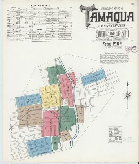 Sanborn Map — Tamaqua, 1902 (1902)