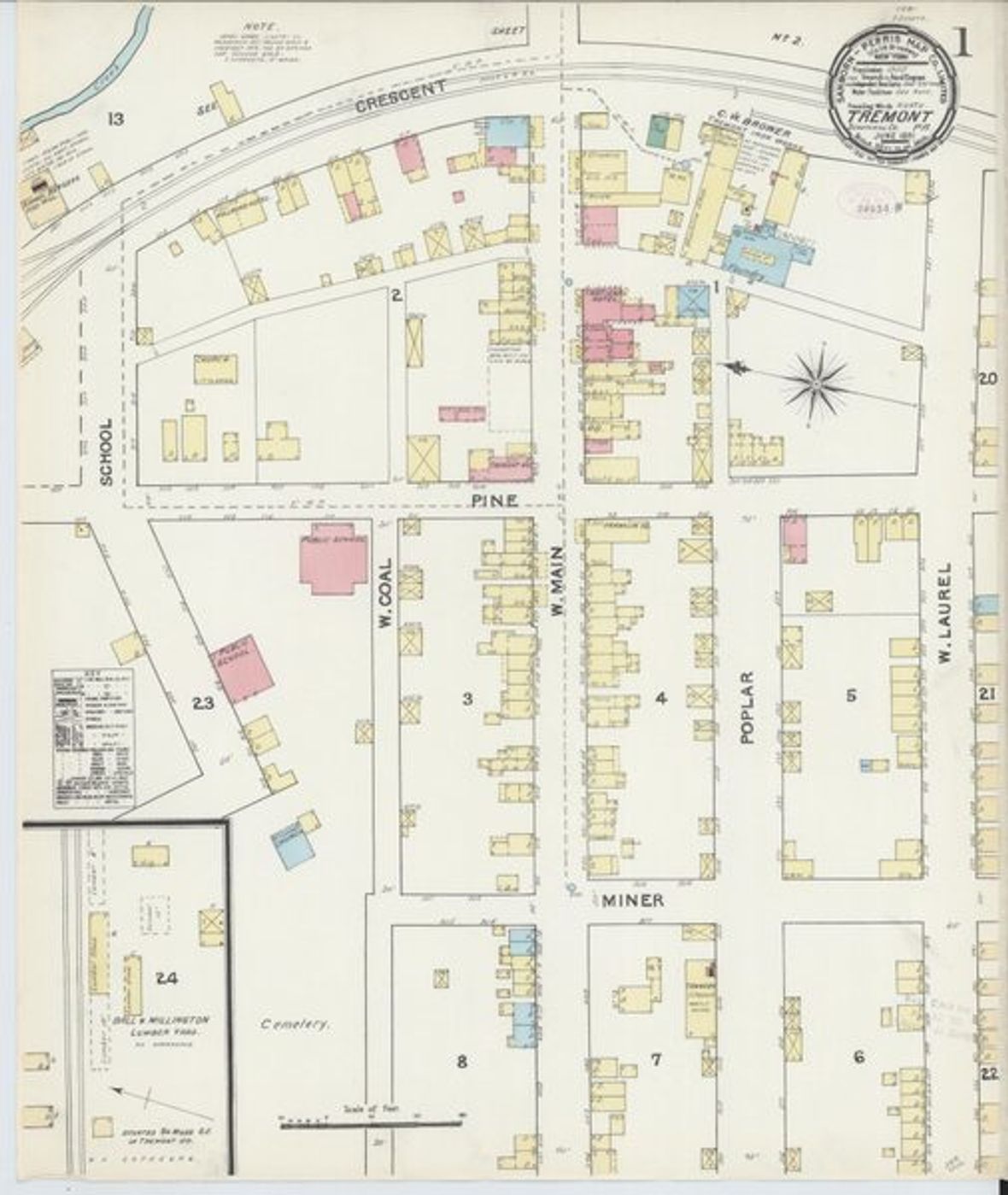 Sanborn Map — Tremont, 1891 (1891)