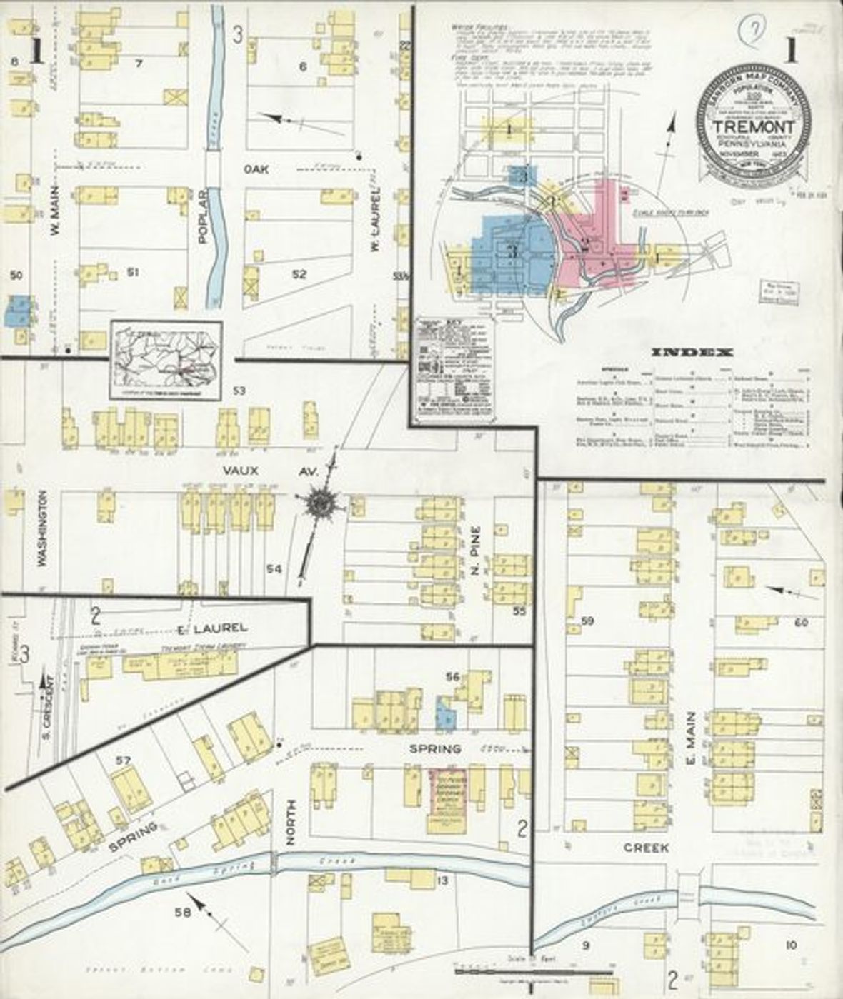 Sanborn Map — Tremont, 1923 (1923)