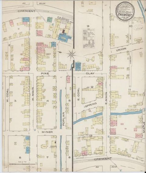 Sanborn Fire Insurance Maps — Tremont (series) (1885-1929)