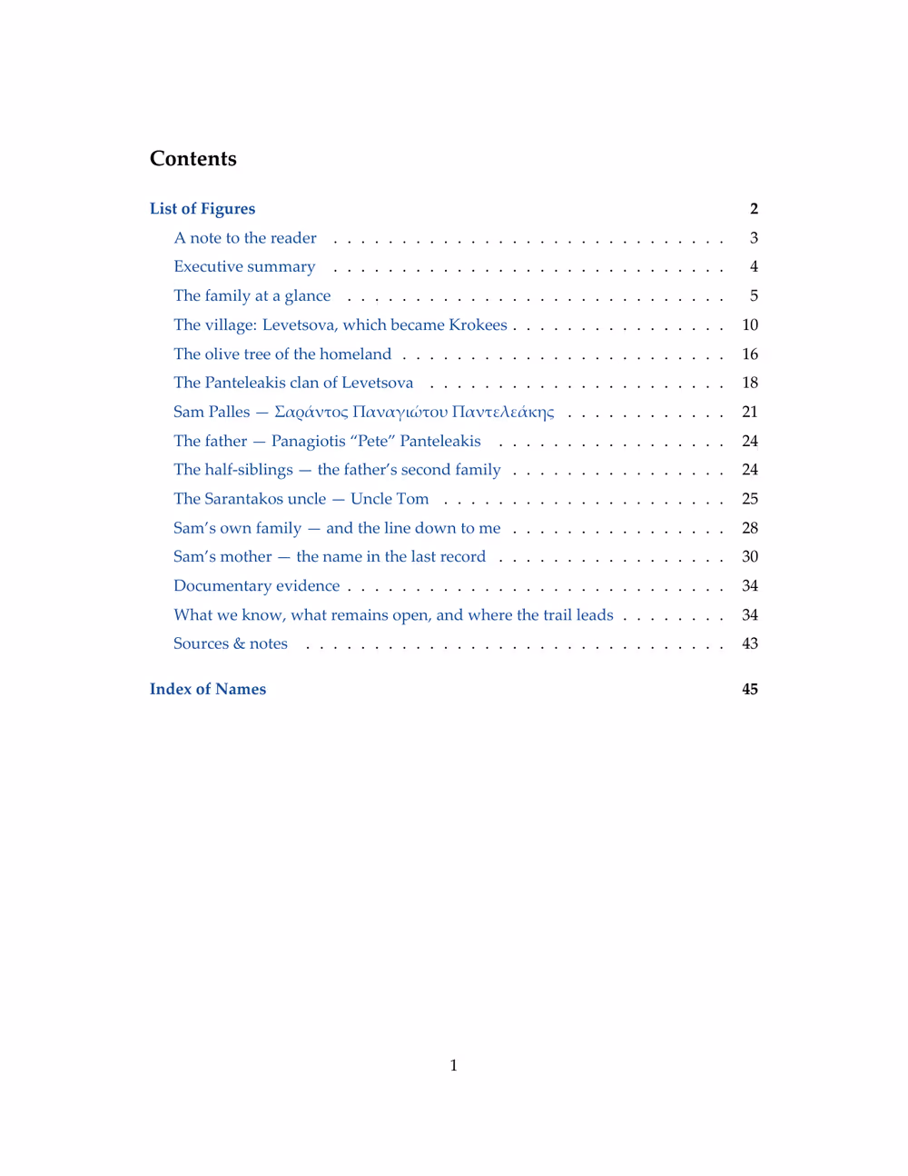 Page 4 of 50 — the table of contents
